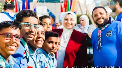 جوالة مراكز شباب القاهرة يستقبلون شباب الكنيسة القبطية