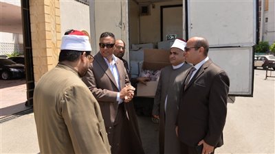 محافظ الدقهلية يشهد استلام الدفعه 29 من لحوم الأضاحي