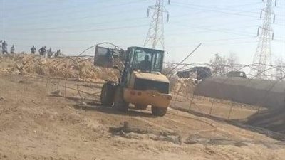 إسترداد 38 فدانا وإزالة التعديات بالبناء المخالف في الفيوم 
