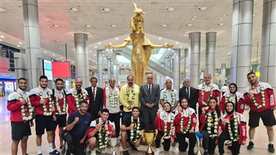 بعثة الكونغ فو تصل القاهرة بعد حصد كأس البطولة الأفريقية في كوت ديفوار