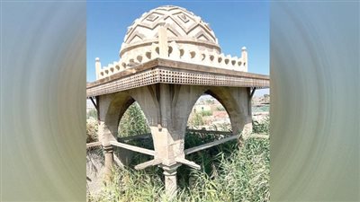 إعادة تركيب قبة رقية دودو بالإمام الشافعى