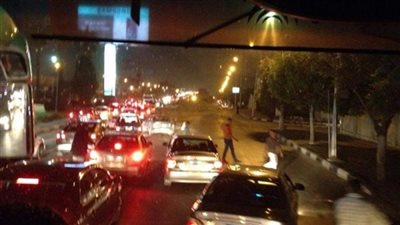 الحالة المرورية من العشرين للطالبية مساء اليوم