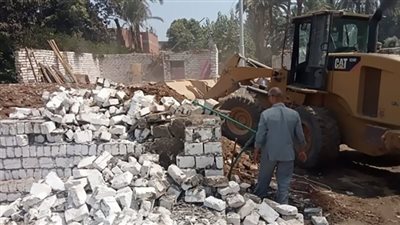 إزالة 280 حالة فى المرحلة الثالثة للتعديات