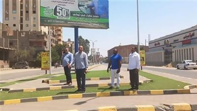 سكرتير مساعد بنى سويف يتفقد خطة ترشيد الكهرباء بالشوارع