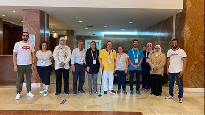 هانم أمير تشارك بالندوات التوعوية مع لجنة الرقابة على المنشطات بالألعاب العربية