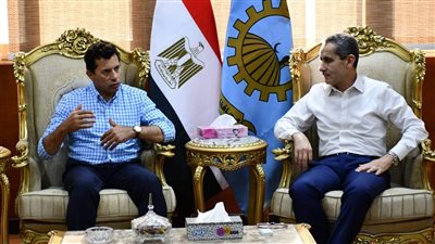 وزير الشباب ومحافظ الغربية يفتتحان عدداً من المنشآت الرياضية 