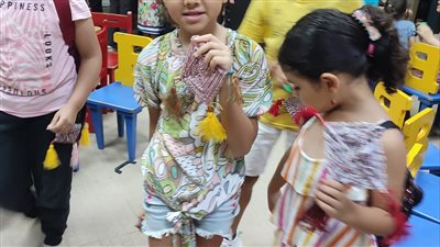 ورش أشغال يدوية وأنشطة ترفيهية بمكتبة مصر العامة بدمنهور 