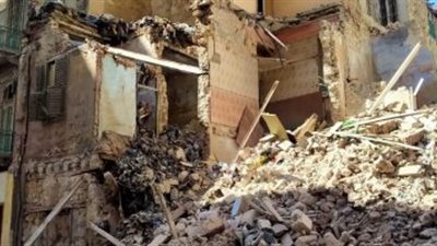  مصرع سيدة وإصابة عدد من الأهالي في  انهيار منزل بالإسكندرية