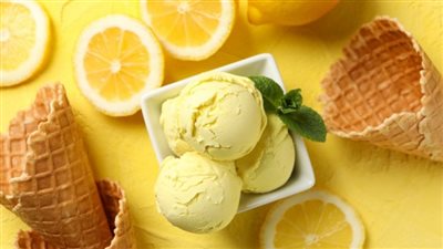 طريقة عمل آيس كريم الليمون| منعش ولذيذ