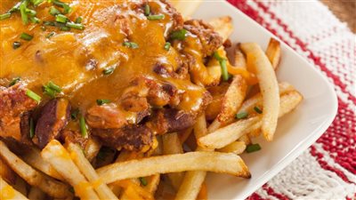 بطاطس بالفرن علي خطي المطاعم المكسيكية 