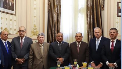 رئيس مجلس القضاء الأعلى يستقبل رئيس وأعضاء هيئة قضايا الدولة  