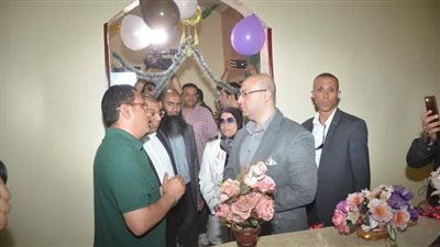 محافظ بني سويف يفتتح مشروع إعادة تطوير 131 منزلاً  قرويا