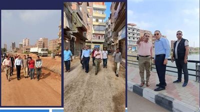 محافظ الشرقية يتفقد أعمال رصف وتوسعة الطريق الدائري لمنيا القمح