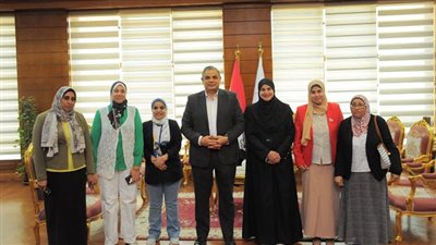 لجنة من «الأعلى للجامعات» تتفقد كلية التمريض جامعة كفر الشيخ