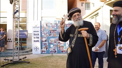 تفاصيل لقاء البابا تواضروس مع شباب ملتقى لوجوس الثالث