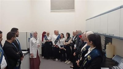 طلاب  الطب فى زيارة لمجمع الإنتاج الحيواني بمدينة يوسف الصديق بالفيوم