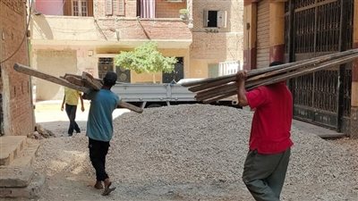حي حلوان يتصدي للبناء المخالف ويشن حملة لرفع المخلفات الصلبة بمنطقة أطلس