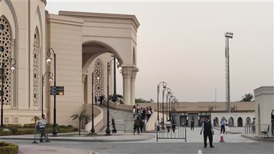 استعدادات حفل مئوية ميلاد البابا شنودة بالتجمع الخامس