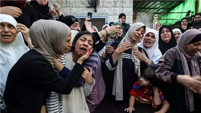 تشييع جثمان فتى فلسطيني استشهد برصاص الاحتلال من النقطة صفر (فيديو)