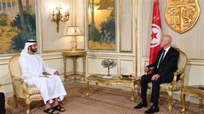 الرئيس التونسي: حريصون على تعزيز الروابط مع دولة الإمارات