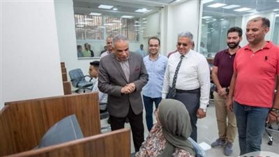 نائب جامعة طنطا يتفقد أعمال مكتب التنسيق   