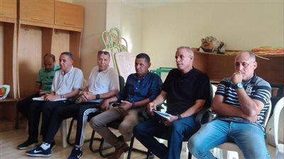 تدريبات بدنية لحكام كرة القدم بالفيوم 