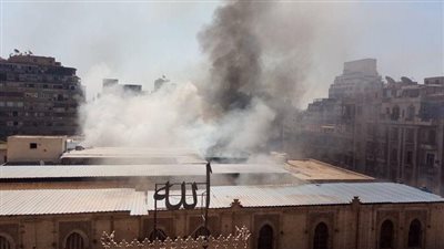 تفاصيل حريق مبنى الأوقاف ومصير الحجج والمستندات (فيديو)