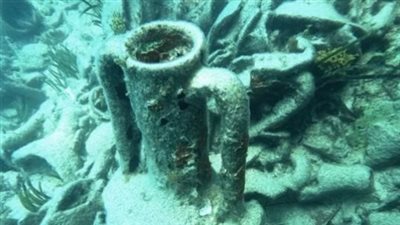 كشف أثري جديد.. العثور على بقايا سفينة غارقة قرب شاطئ العلمين (فيديو)