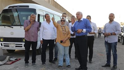 محافظ الجيزة يتفقد أعمال التطوير بعددِ من قطاعات محور المنصورية