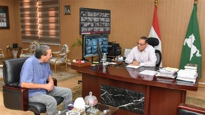 غراب يلتقي المدير الجديد لجمعية الأورمان بالشرقية