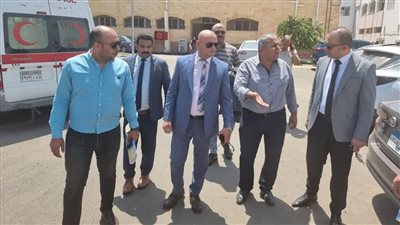 النيابة الإدارية تجرى معاينةً لموقع حريق مستشفى دمياط الجامعي