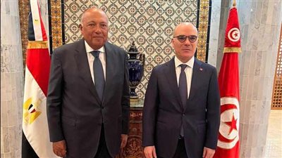 وزير الخارجية يعقد جولة مشاورات سياسية مع نظيره التونسي