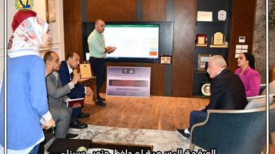 محافظ جنوب سيناء يتابع عروض 