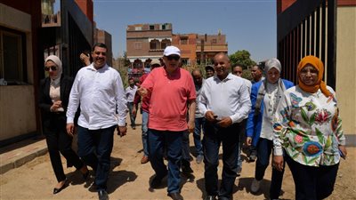 محافظ أسيوط يتفقد محطة رفع صرف صحي العفادرة