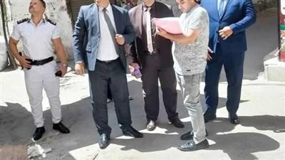 النيبابة الإدارية تعاين الانهيار الجزئى لمنزل بالجمرك بالإسكندرية