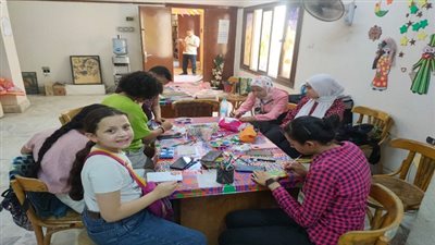 ثقافة المنيا ترسم البسمة على شفاه الأطفال ضمن فعاليات ثقافتنا فى اجازتنا