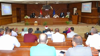  البحيرة تناقش الاستعدادات النهائية لتنفيذ التدريب العملى المشترك صقر 121  