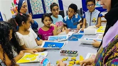 ورش فنية لرواد المواقع الثقافية بالمنيا ضمن 