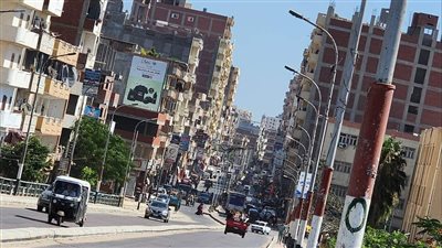  سيولة مرورية بالطرق الرئيسية والفرعية بالبحيرة