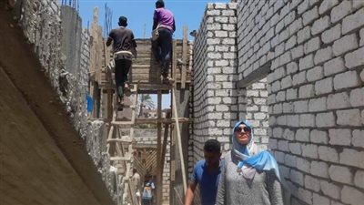 إزالة حالة بناء بدون ترخيص بالرحمانية ونجع حمادي 