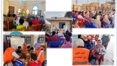 ندوات توعوية وتثقيفية عن مخاطر الإدمان لأعضاء مراكز الشباب بالشرقية