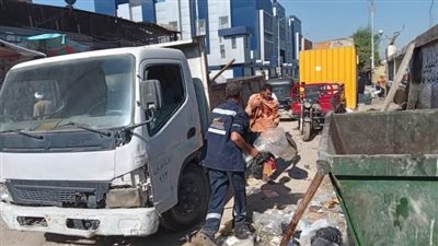حملات نظافة موسعة بشوارع مدينة دشنا فى قنا 
