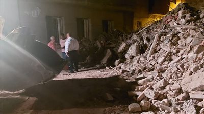 بالصور| انهيار عقار جديد بحدائق القبة من دون خسائر في الأرواح 