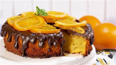 اصنعي تشيز كيك الشوكولاتة بالبرتقال