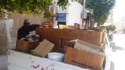 ضبط 25000 علبة سجائر بقصد الاحتكار ومواد غذائية مجهولة المصدر بقنا 