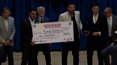 هندسة المنيا تفوز بالمركزين الأول والثالث لأفضل مشروعات بحثية 