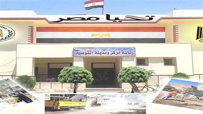 فصل الإضاءة عن لافتات بعض المحلات التجارية بشوارع وميادين مركز القوصية