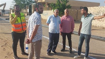  تنفيذ الحل العاجل لتغذية المجاورات المستهدفة بالمياه بمنطقة الأمل في العبور الجديدة