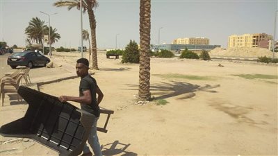 حملة النظافة وإزالة الإشغالات بحي شمال الغردقة