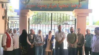 رئيس مركز سنورس بالفيوم يتفقد مبادرة 